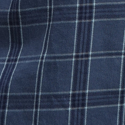Men Blue Slim Fit Checks Cotton Full Sleeve Shirts