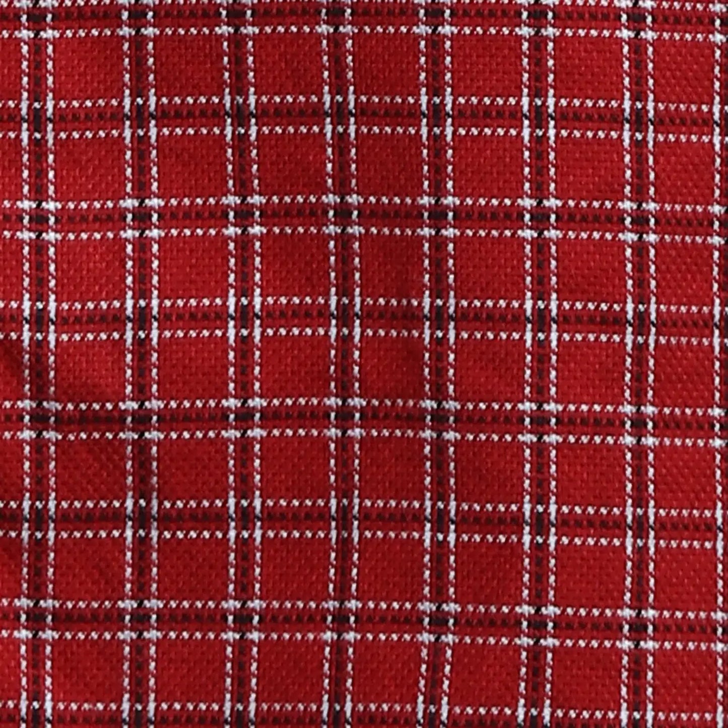 Men Red Slim Fit Checks Cotton Full Sleeve Shirts