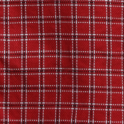 Men Red Slim Fit Checks Cotton Full Sleeve Shirts