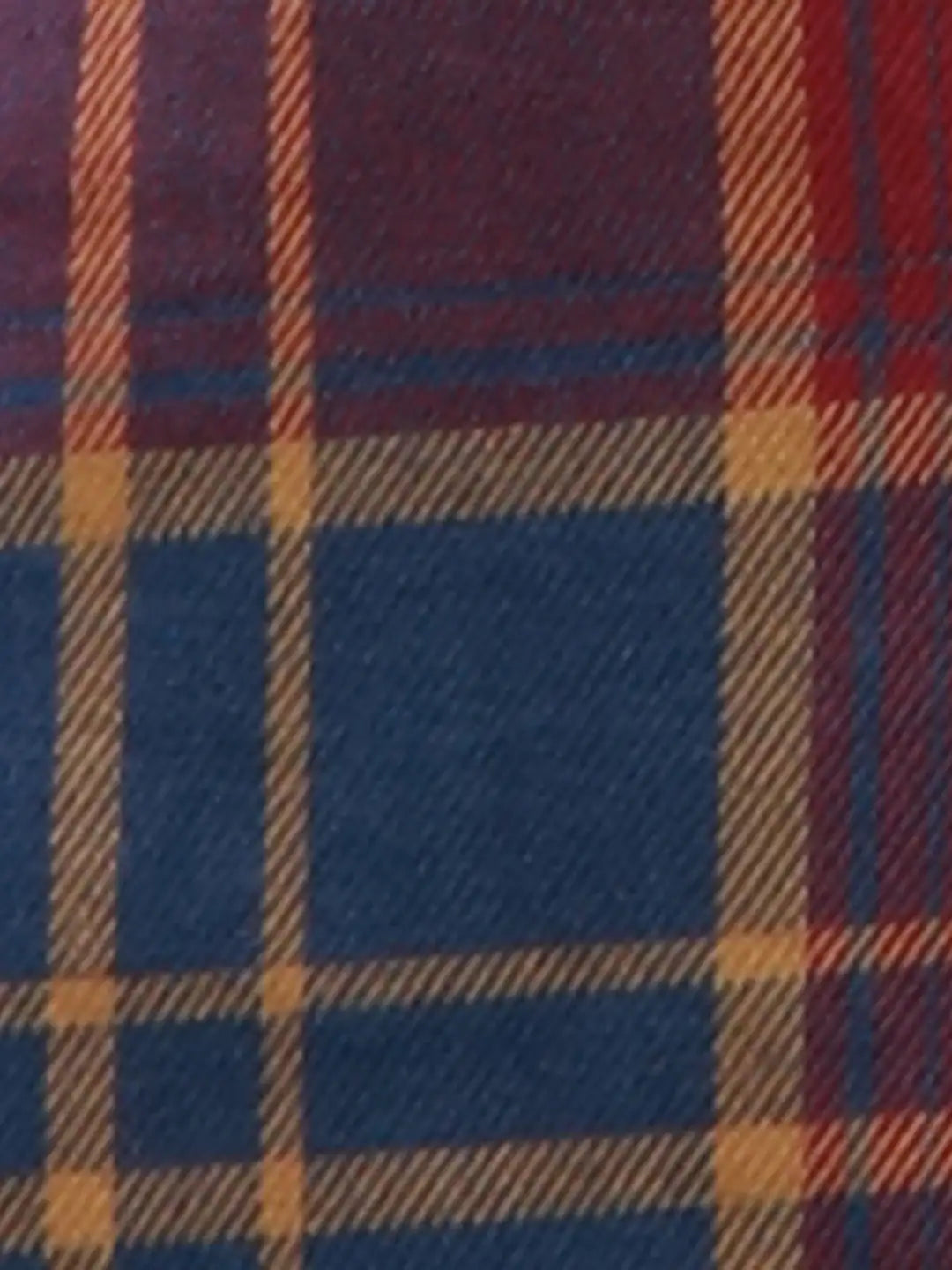 Parx Men Red Checks Slim Fit Cotton Full Sleeve Shirts