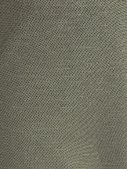 Parx Green Printed Low Rise Tapered Fit Cotton Blend Trouser