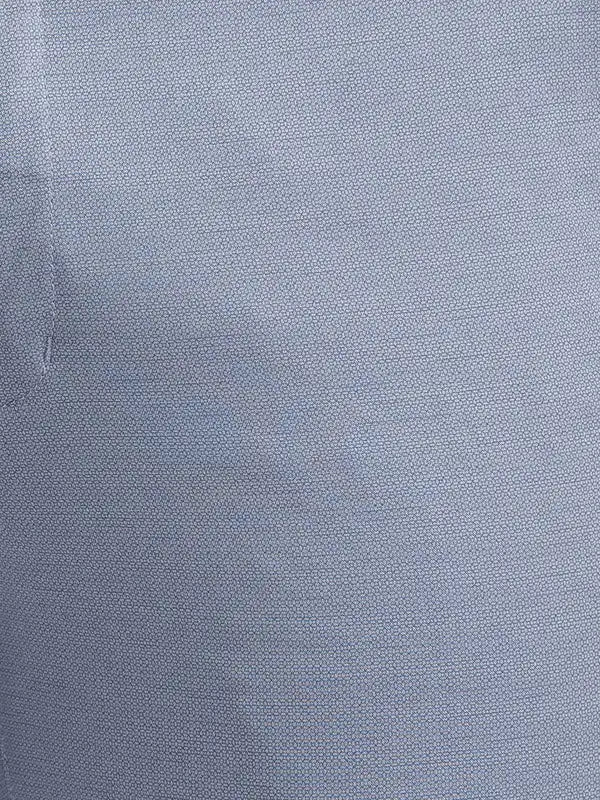 Men Grey Super Slim Fit Print Cotton Blend Trouser