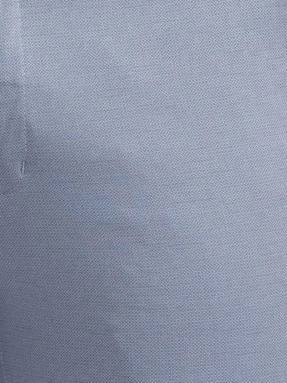 Men Grey Super Slim Fit Print Cotton Blend Trouser