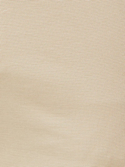 Men Khaki Lrt Fit Solid Cotton Blend Trouser