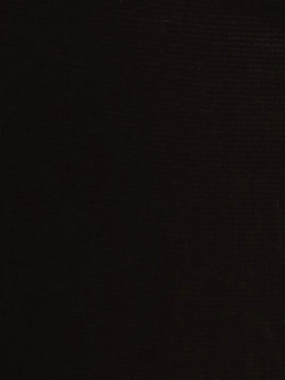 Men Black Lrt Fit Solid Cotton Blend Trouser