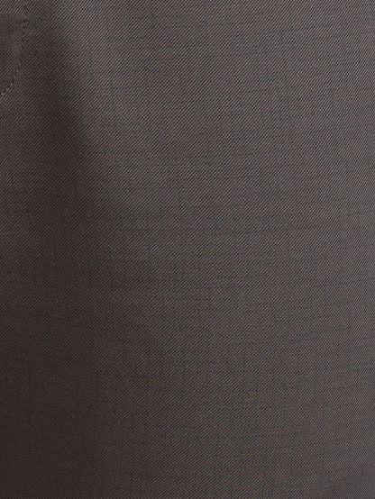 Parx Green Printed Low Rise Tapered Fit Cotton Blend Trouser