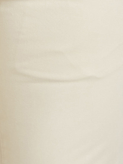 Parx Brown Solid Low Rise Tapered Fit Cotton Blend Trouser