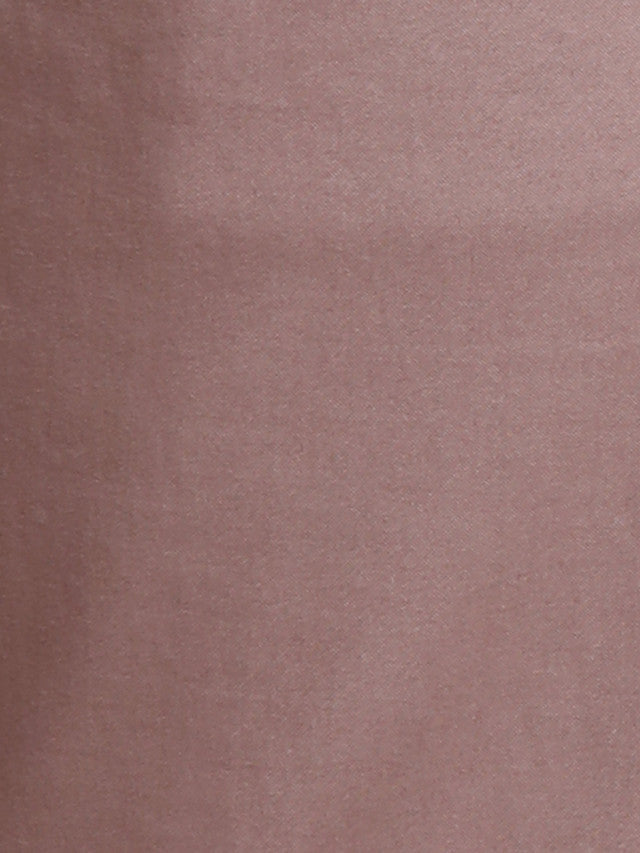 Parx Red Solid Low Rise Tapered Fit Cotton Blend Trouser