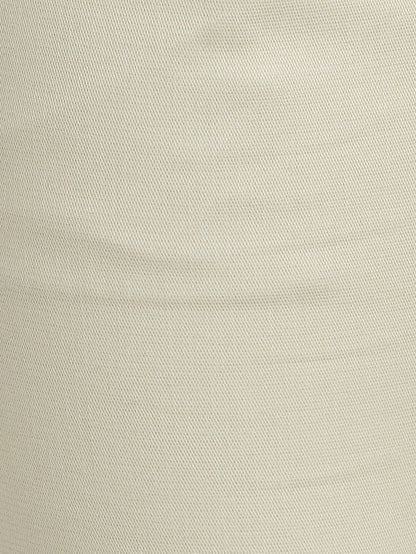 Parx Green Solid Low Rise Tapered Fit Cotton Blend Trouser