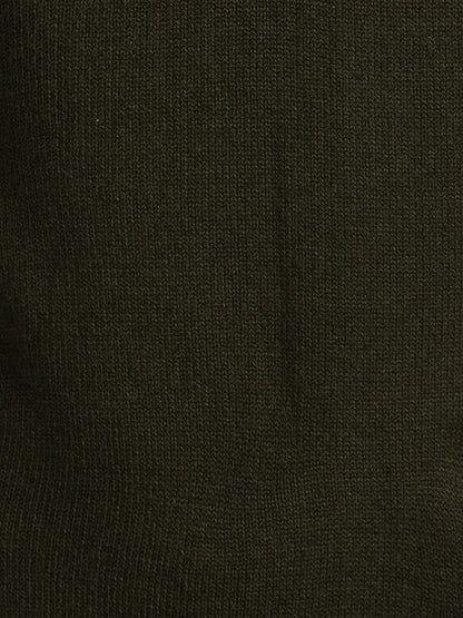 Parx Men Green Solid Acrylic Sweater