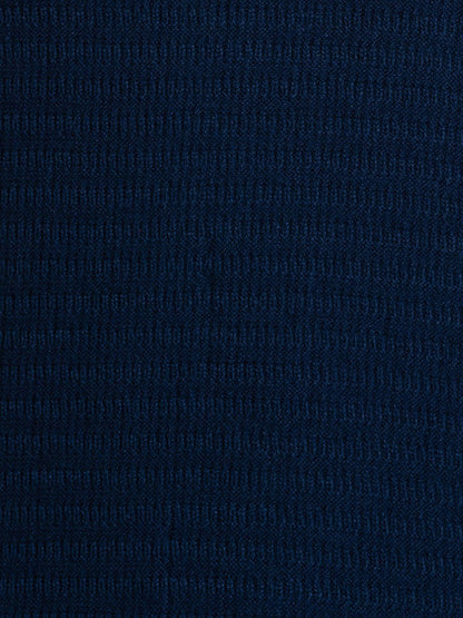 Parx Men Blue Structure Acrylic Sweater