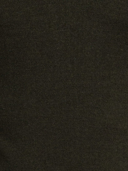 Parx Men Green Solid Acrylic Blend Sweater