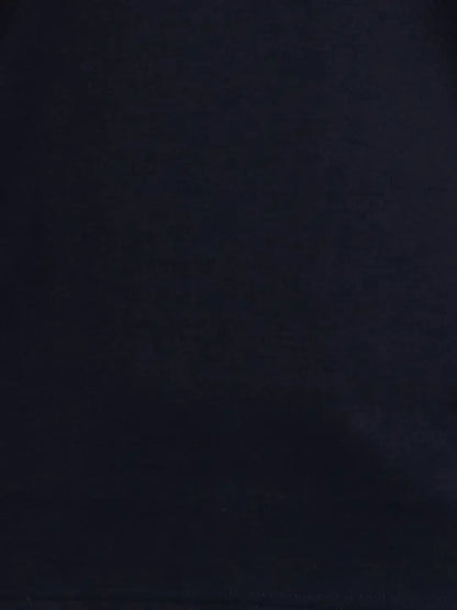 Men Blue Regular Fit Solid Cotton Blend T-Shirt
