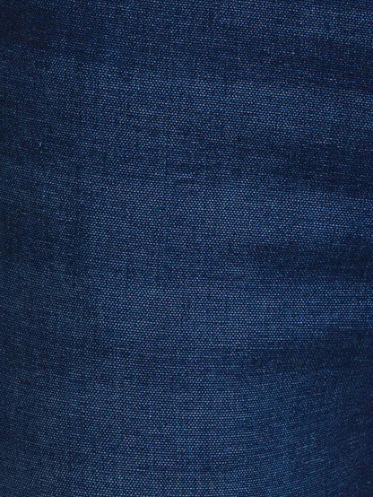 Raymond Blue Solid Slim Fit Cotton Blend Jeans