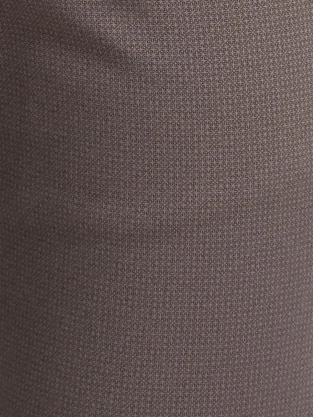 Men Grey Low Rise Tapered Fit Print Cotton Blend Trouser
