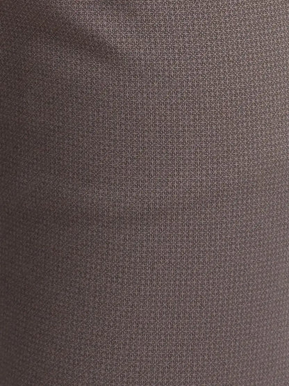 Men Grey Low Rise Tapered Fit Print Cotton Blend Trouser